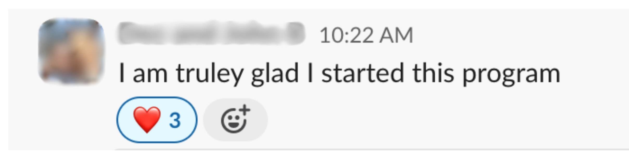 Student feedback from a Positive Horse Training student